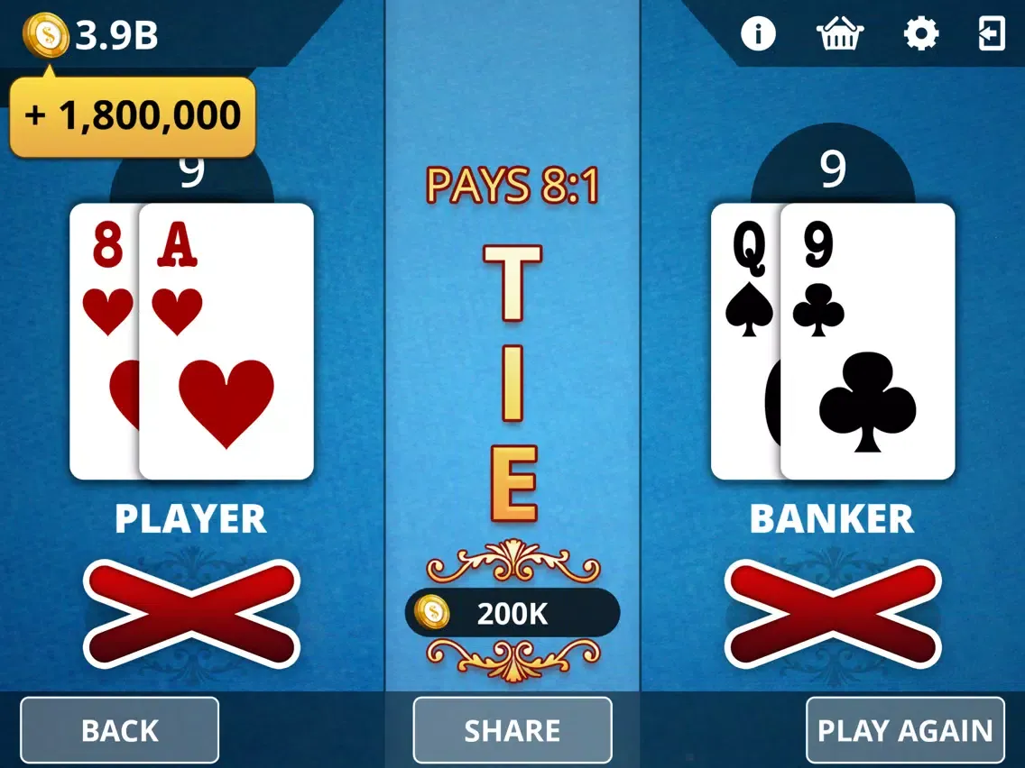 Baccarat - Royal Online Casino iPad 应用截图