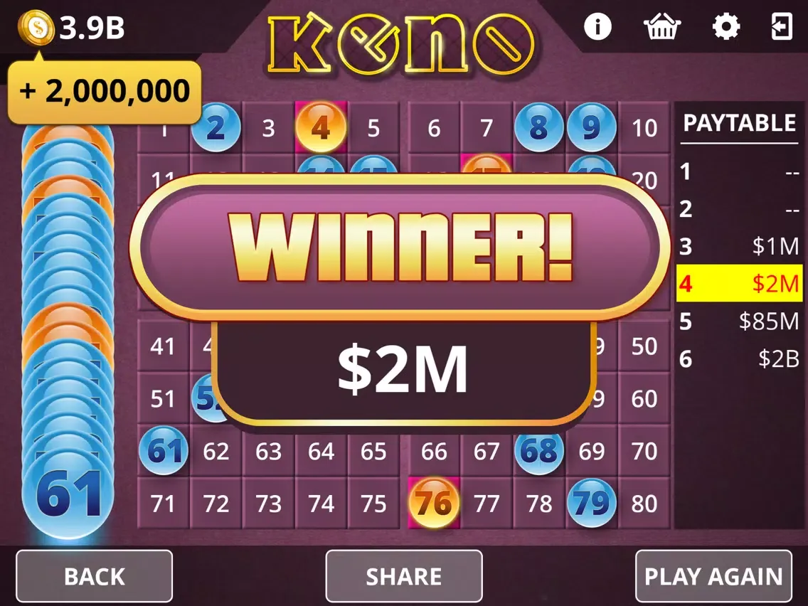 Keno - Royal Online Casino iPad  スクリーンショット