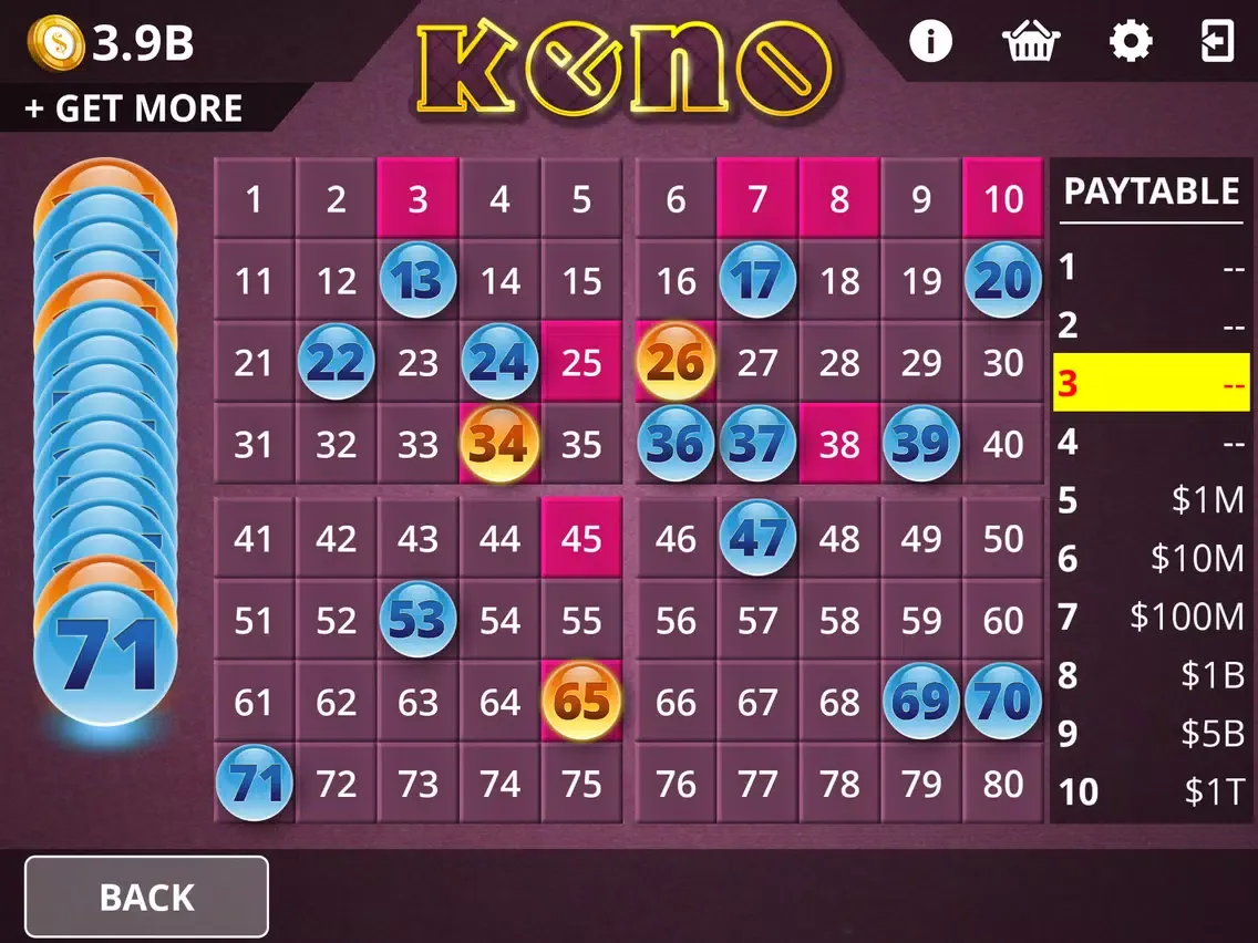 Keno - Royal Online Casino iPad  スクリーンショット