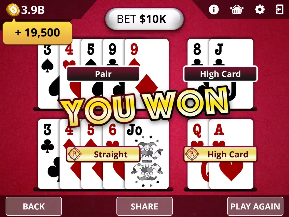 Captures d'écran de Pai Gow Poker - Royal Online Casino iPad 