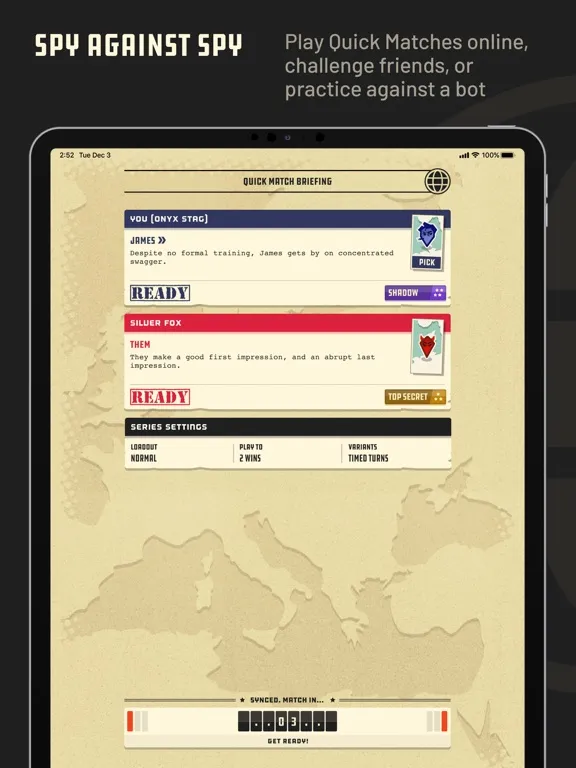 Two Spies iPad 應用截圖