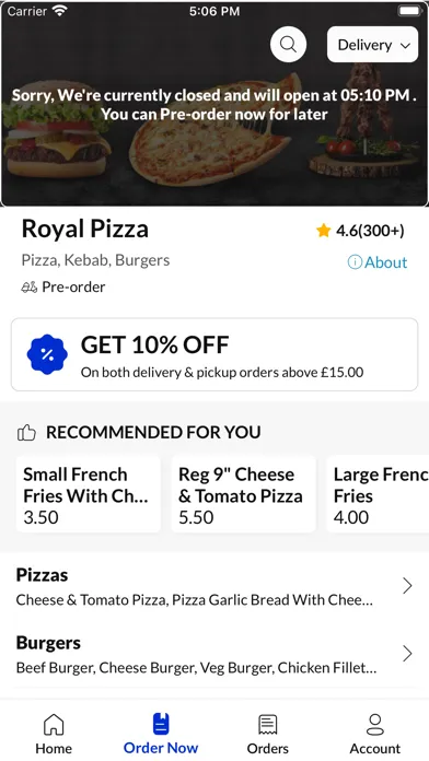 Zrzuty ekranu Royal Pizza Blidworth