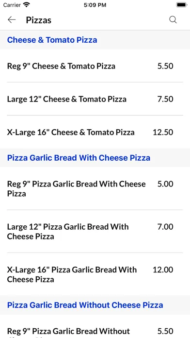 Zrzuty ekranu Royal Pizza Blidworth