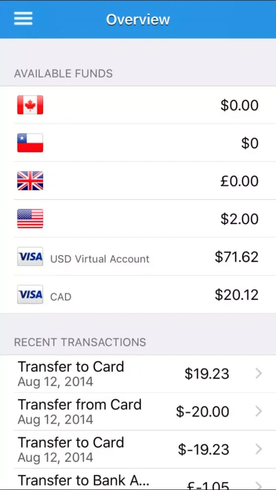 Zrzuty ekranu Royal Prestige Pay