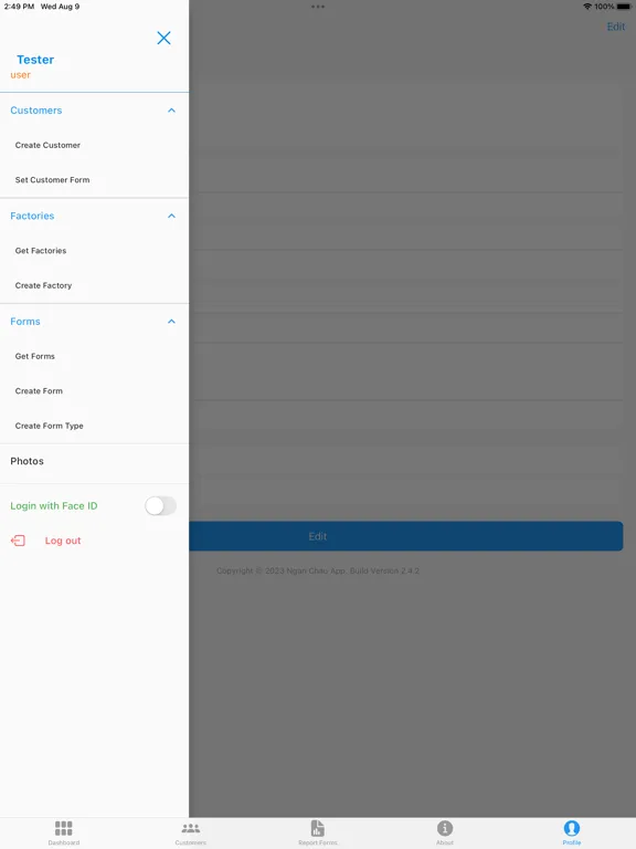 Capturas de tela do Ngan Chau App iPad 