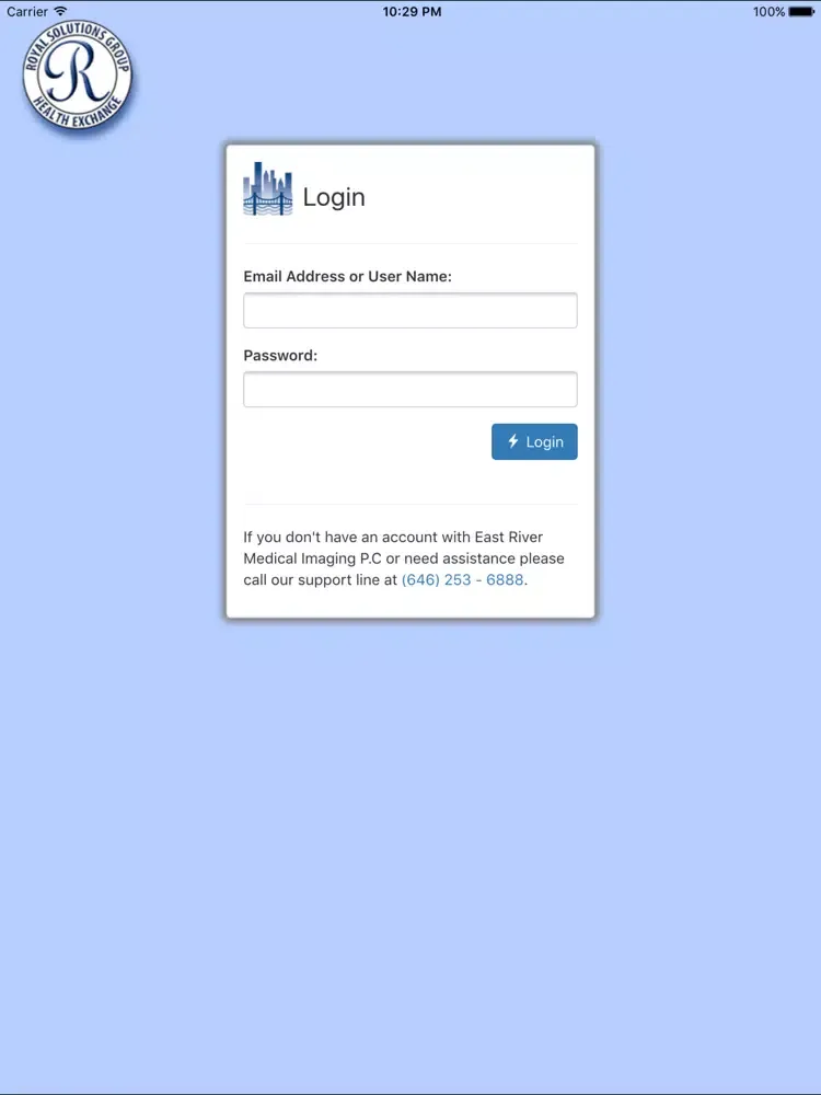 East River Medical Imaging iPad  스크린샷