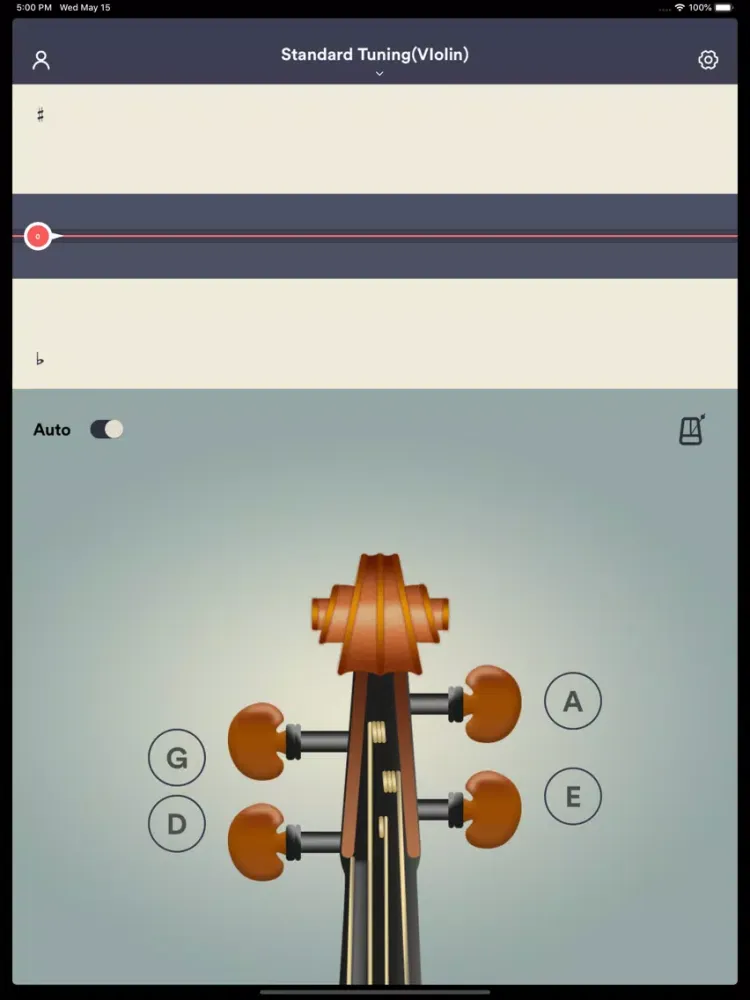violin tuner -also viola cello iPad  سکرین شاٹس
