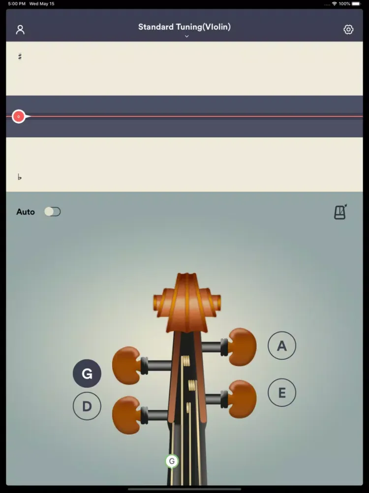violin tuner -also viola cello iPad  سکرین شاٹس
