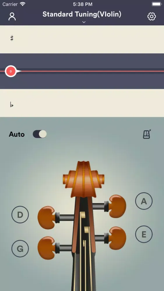 violin tuner -also viola cello سکرین شاٹس