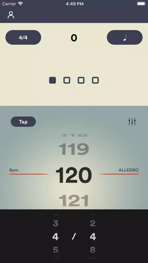 violin tuner -also viola cello سکرین شاٹس