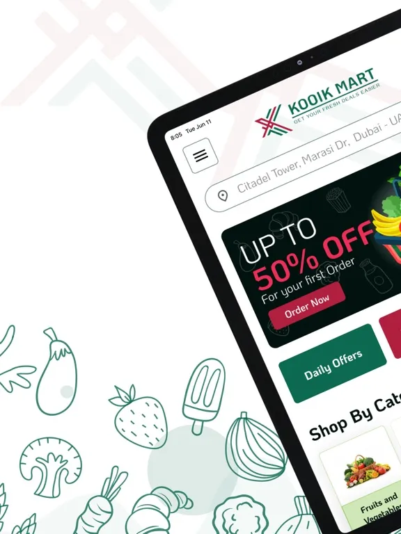 Kooik Mart Supermarket iPad  Screenshots