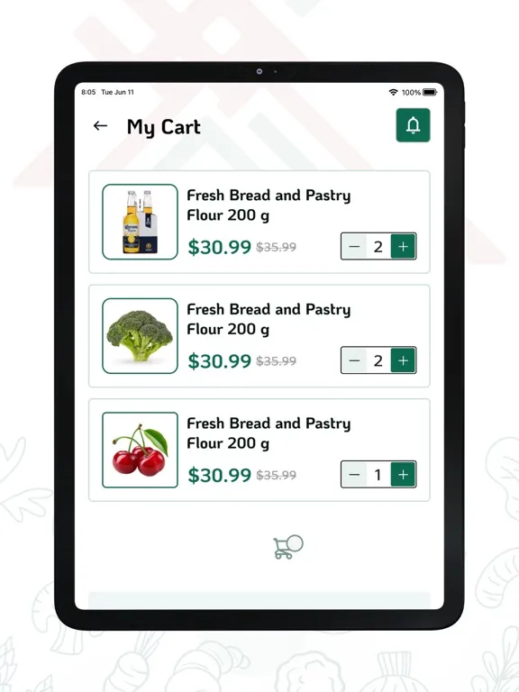 Kooik Mart Supermarket iPad  Screenshots