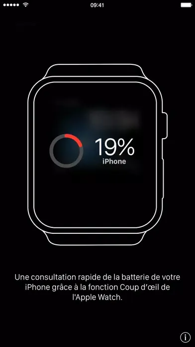 Tangkapan skrin Dash Power for Apple Watch - Battery Level in a Glance
