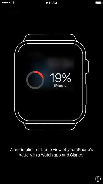 Tangkapan skrin Dash Power for Apple Watch - Battery Level in a Glance