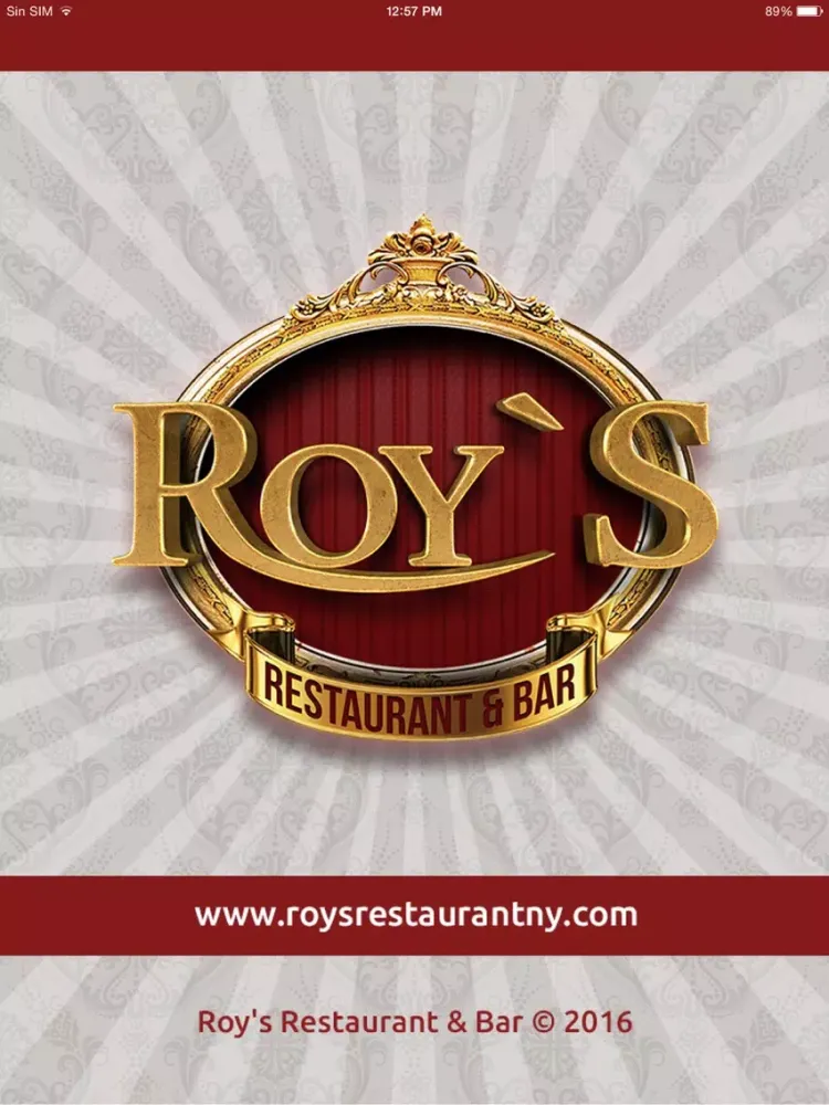 Roy's Restaurant iPad  Screenshots
