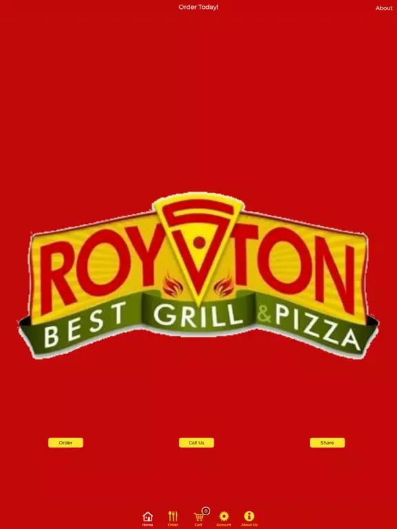 Tangkapan layar Royston Best Grill & Pizza iPad 