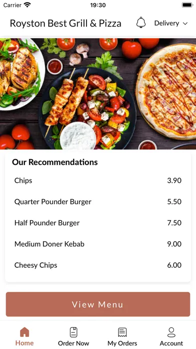 Zrzuty ekranu Royston Best Grill & Pizza.