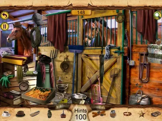 Hidden Objects : The Cow Boy iPad  سکرین شاٹس