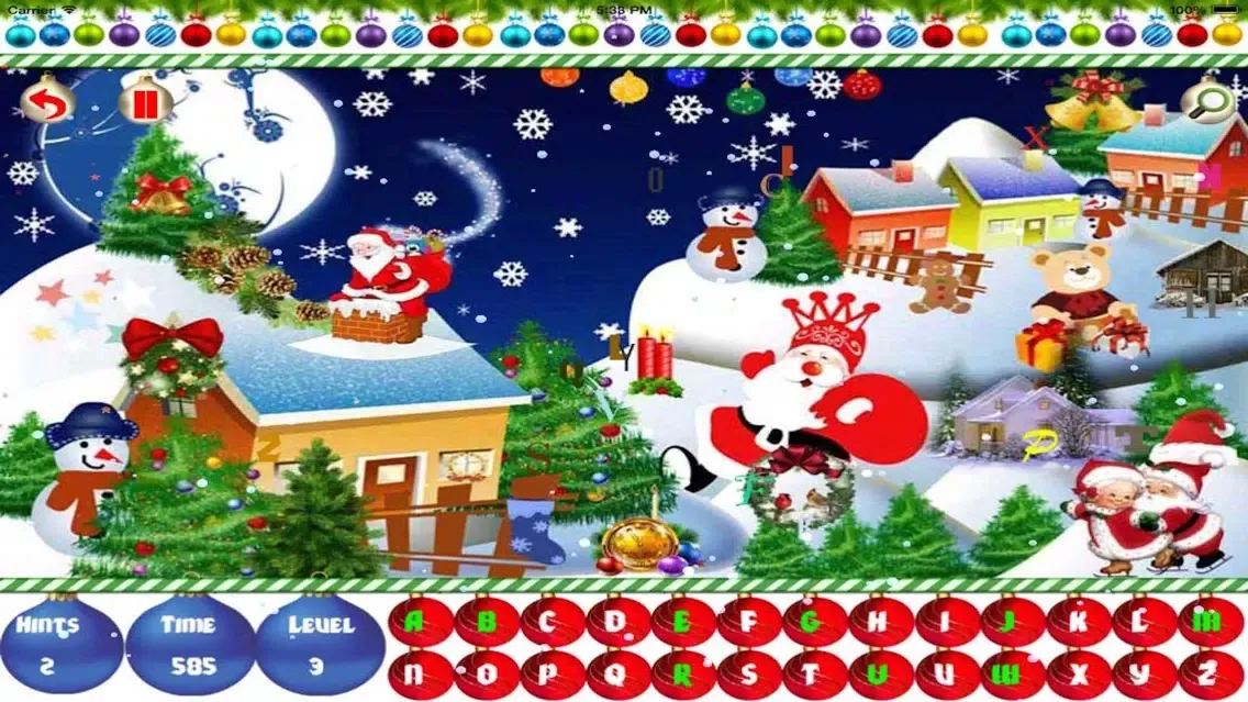 Hidden Alphabets : Christmas Frozen Hidden Objects Screenshots