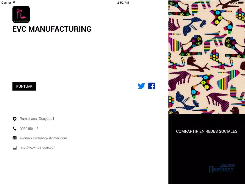 EVC MANUFACTURING iPad  स्क्रीनशॉट