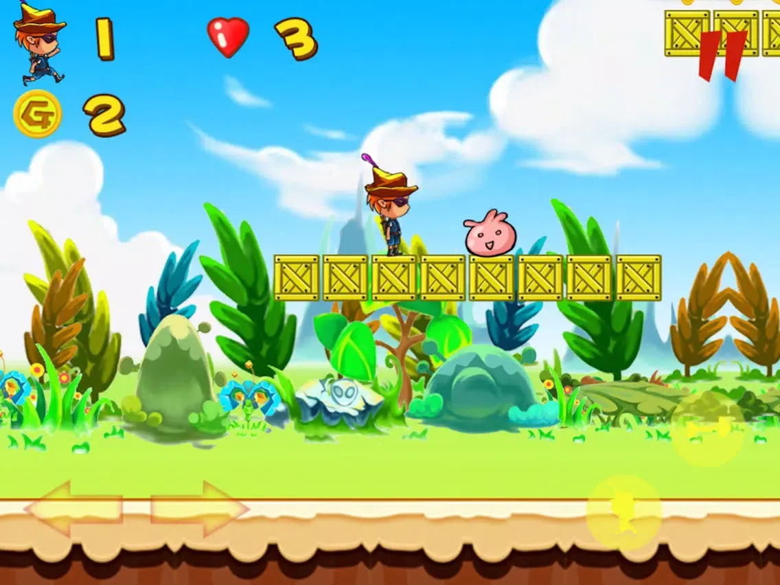 ภาพหน้าจอของ Jumping Shooter iPad 