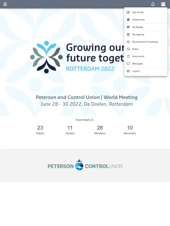 PCU World Meeting iPad  स्क्रीनशॉट