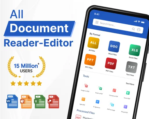 Word, PDF, XLS, PPT: A1 Office Screenshots