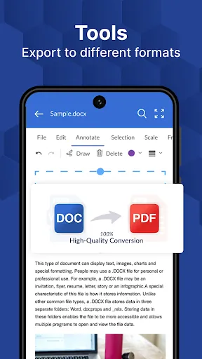 Word, PDF, XLS, PPT: A1 Office Screenshots