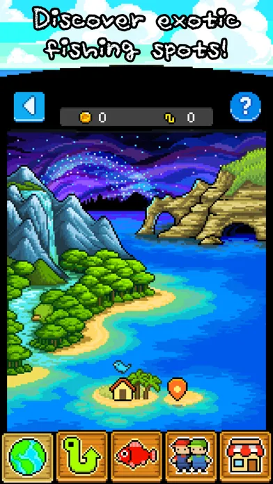 Capturas de tela do Fishing Paradiso