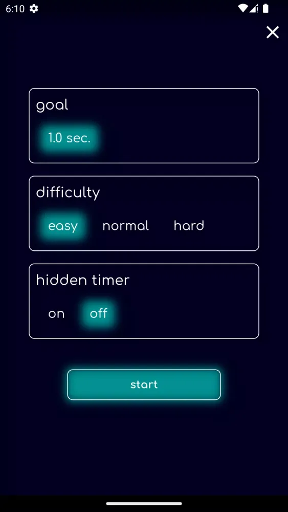 Tangkapan skrin TEN: Time Challenge