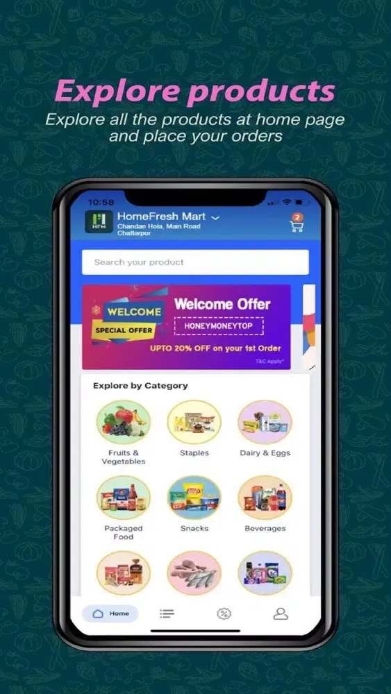 Screenshot di Home Fresh Mart