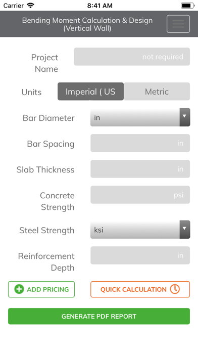 Euco FiberCalc Screenshots
