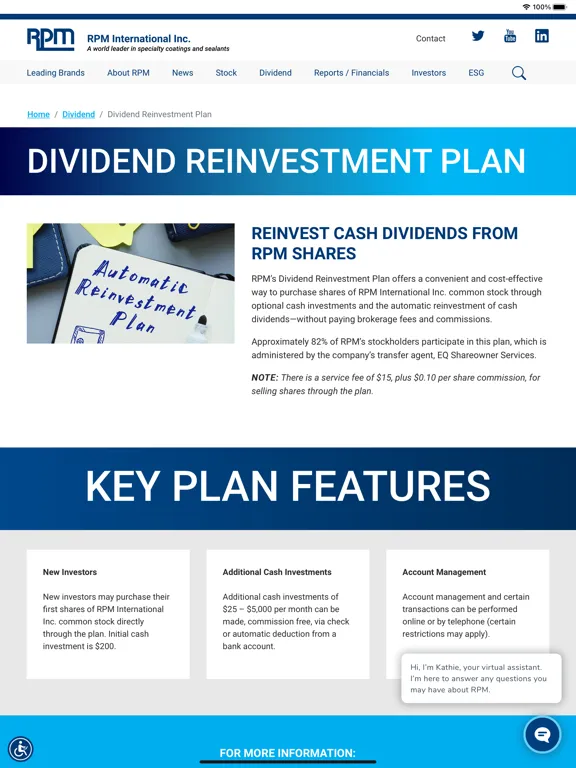RPM Investor Relations iPad 應用截圖