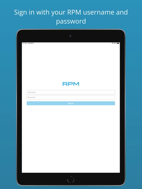 RPM Telco iPad  سکرین شاٹس