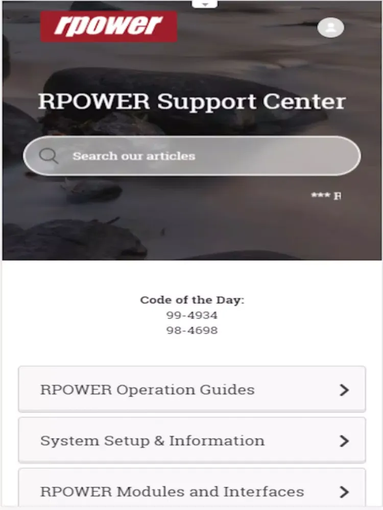 Скриншоты RPOWER Dealer App iPad 