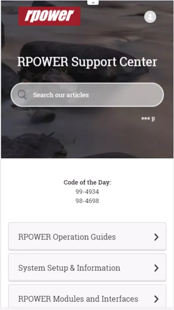 Скриншоты RPOWER Dealer App
