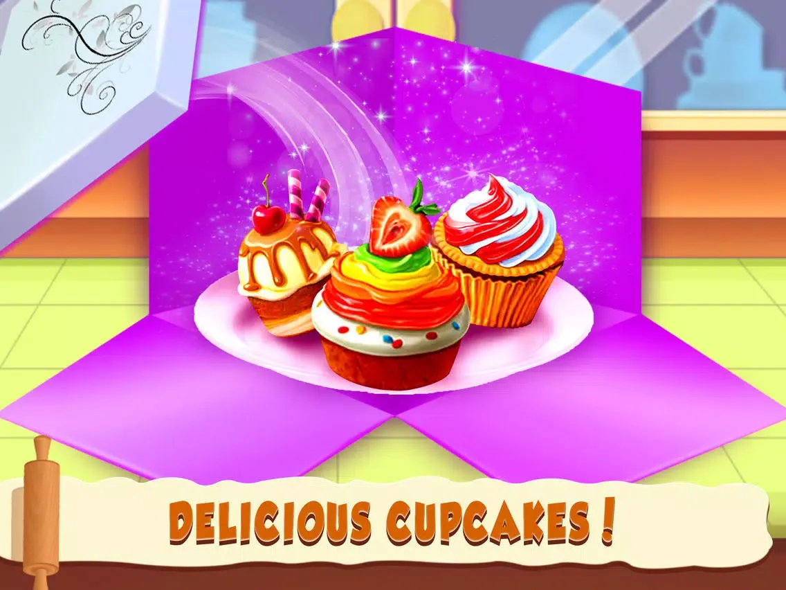 Captures d'écran de Cupcake Shop Kids cooking Game iPad 