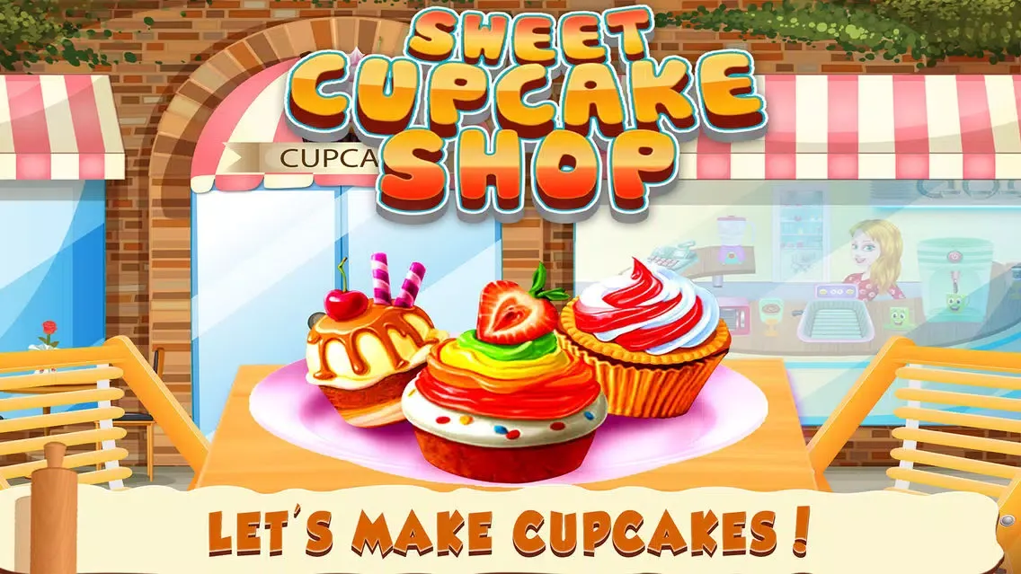 Captures d'écran de Cupcake Shop Kids cooking Game
