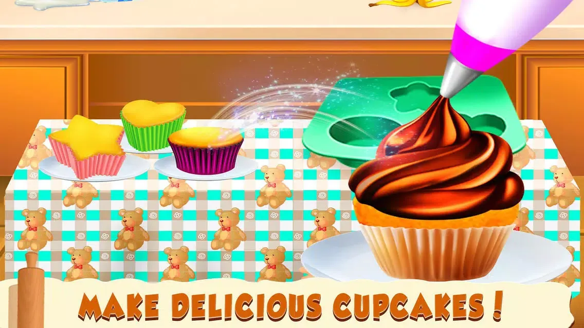 Captures d'écran de Cupcake Shop Kids cooking Game