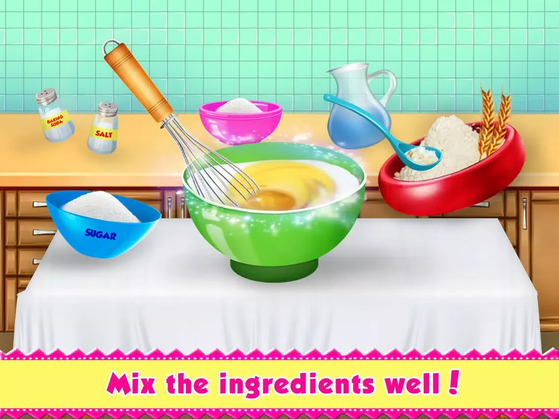 Tangkapan layar Donut Shop: Kids Cooking Games iPad 