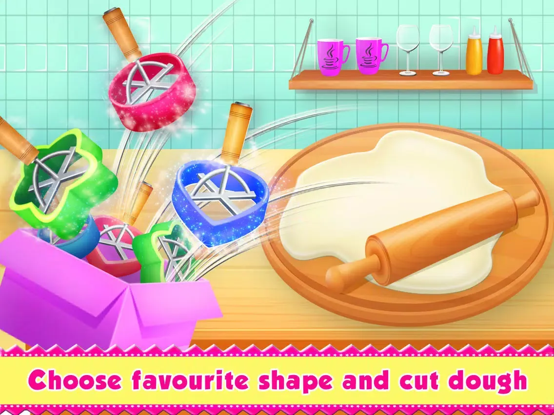 Tangkapan layar Donut Shop: Kids Cooking Games iPad 