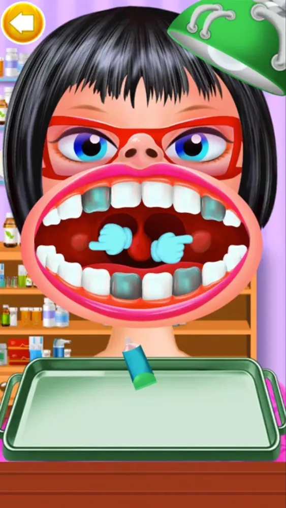 Nerdy Girl Dentist Braces Game Ekran Görüntüleri
