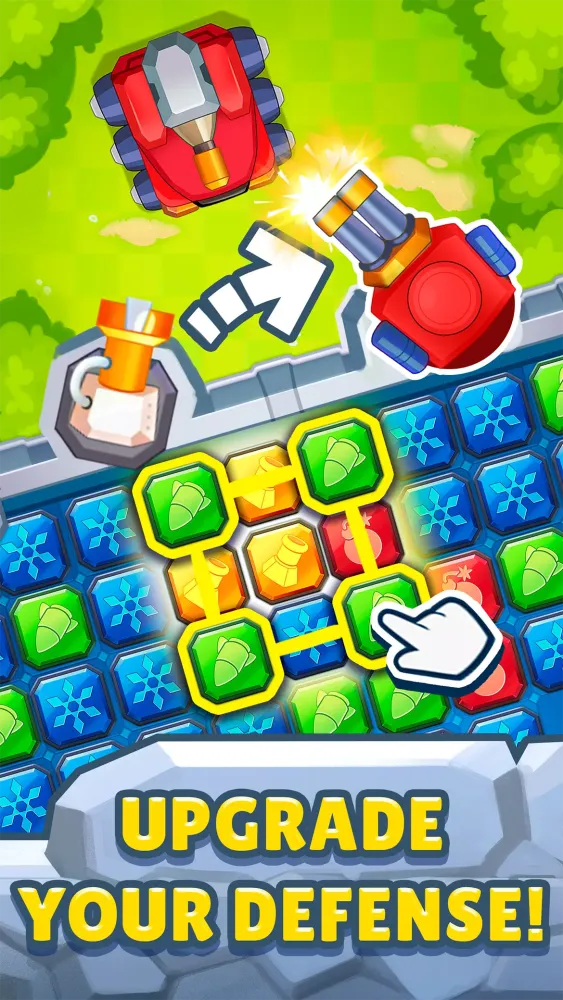 Merge survival Castle defense! Ekran Görüntüleri