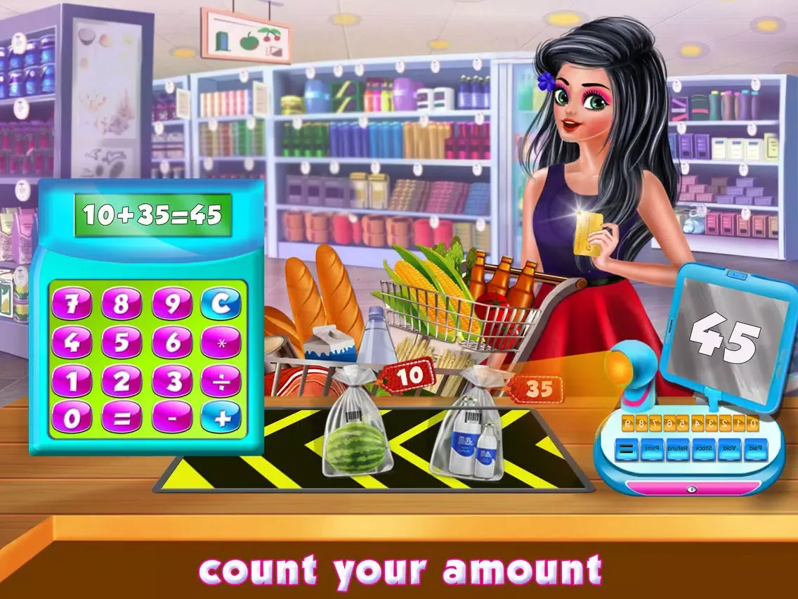 Zrzuty ekranu Super market Grocery Girl iPad 