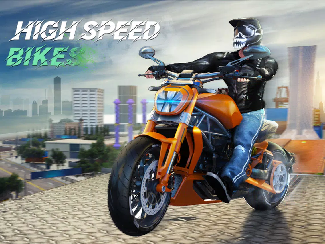 City Bike Rider Driving Stunt iPad  Screenshots