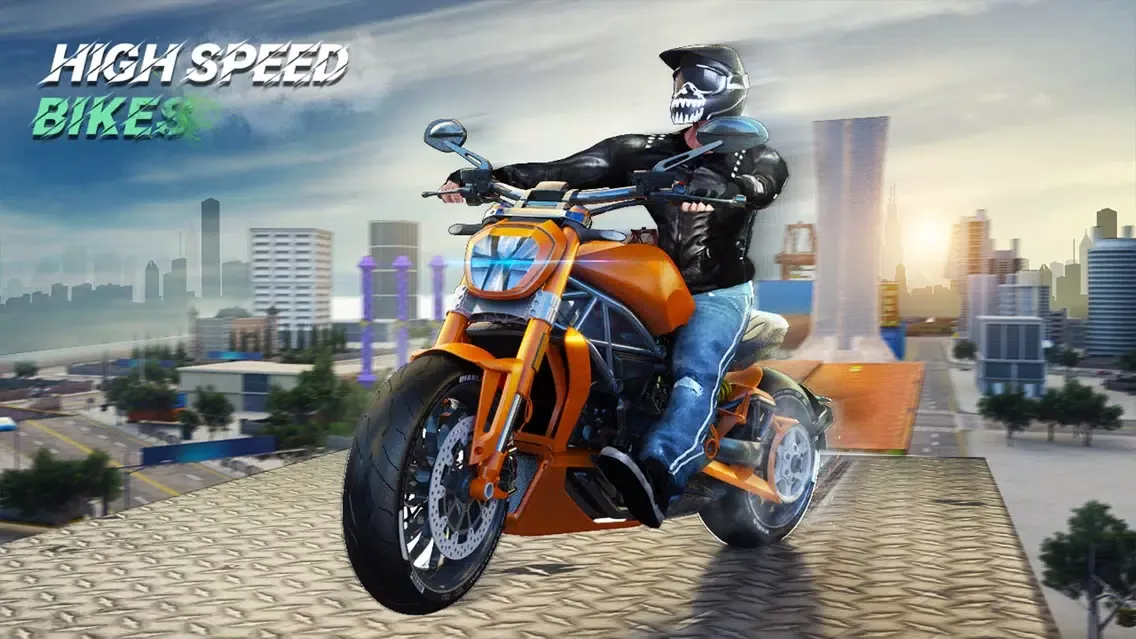 Zrzuty ekranu City Bike Rider Driving Stunt