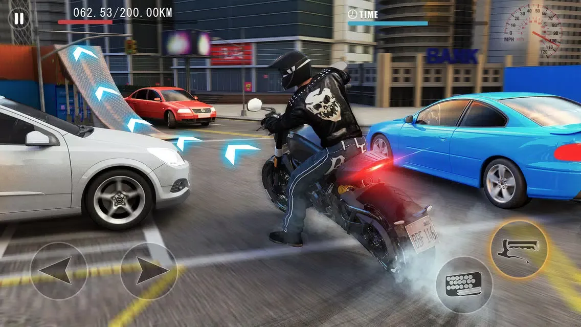 Zrzuty ekranu City Bike Rider Driving Stunt