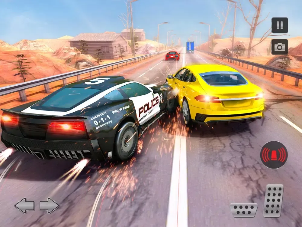 Highway Police Car Chase 3D iPad  Ekran Görüntüleri