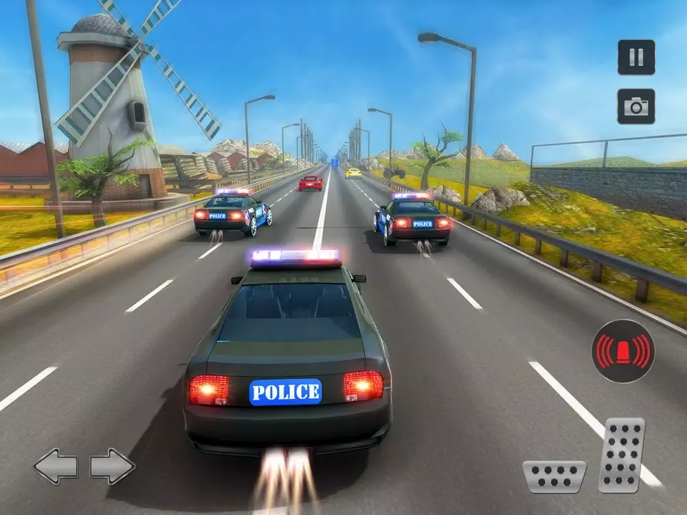 Highway Police Car Chase 3D iPad  Ekran Görüntüleri