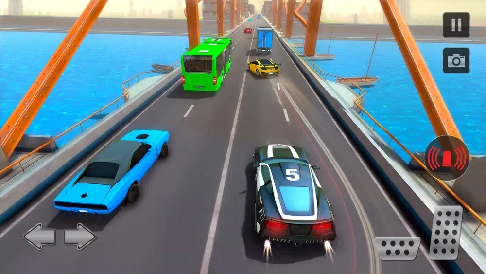 Highway Police Car Chase 3D Ekran Görüntüleri